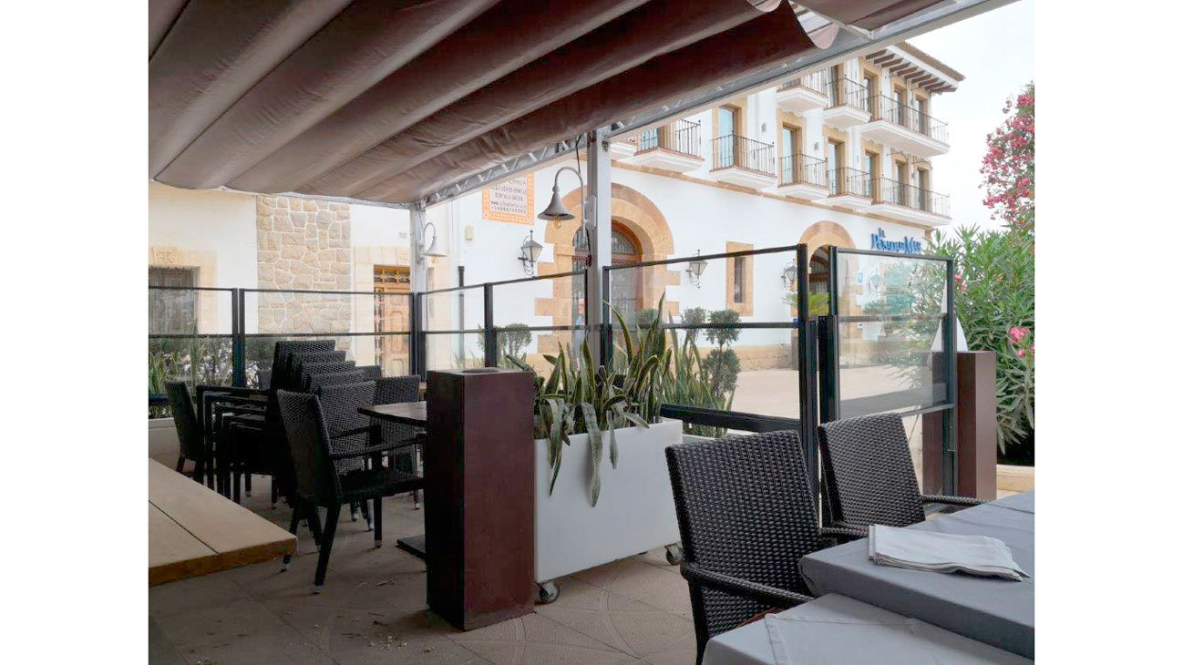 Cerramientos acristalado bares restaurantes