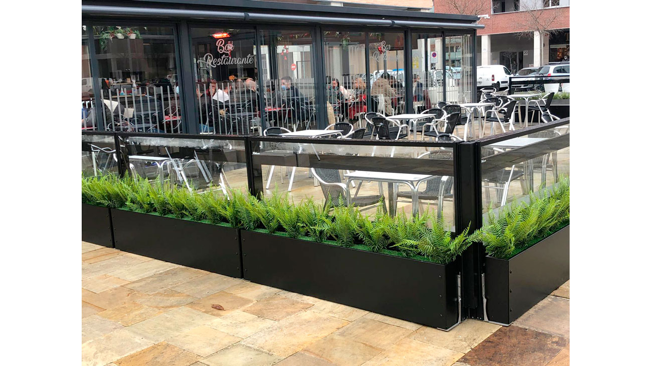 Cerramientos acristalado bares restaurantes