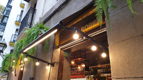 Toldos Fachada Bar Restaurante Arranz Bilbao