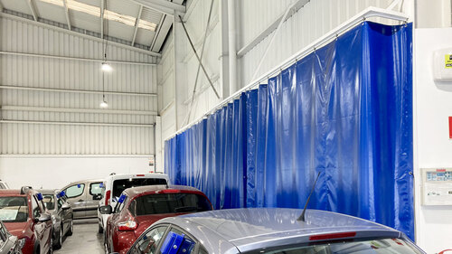 Cortinas separadoras para industria Bilbao Bizkaia